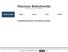 Tablet Screenshot of bobolewski.pl